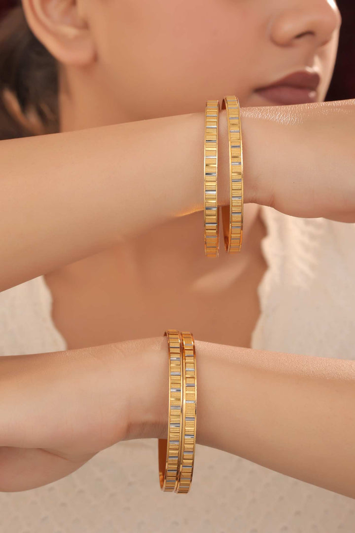 Zivay Madhuri Bangles – High Gold Plated (Set of 4)