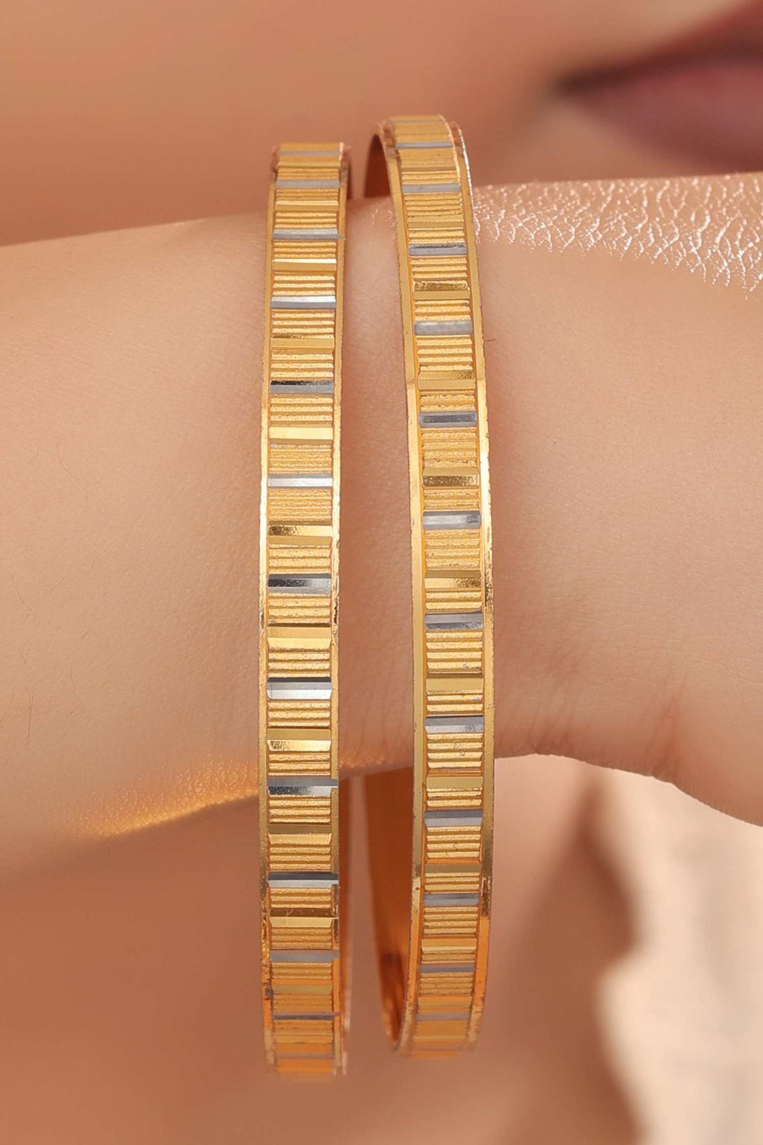 Zivay Madhuri Bangles – High Gold Plated (Set of 4)