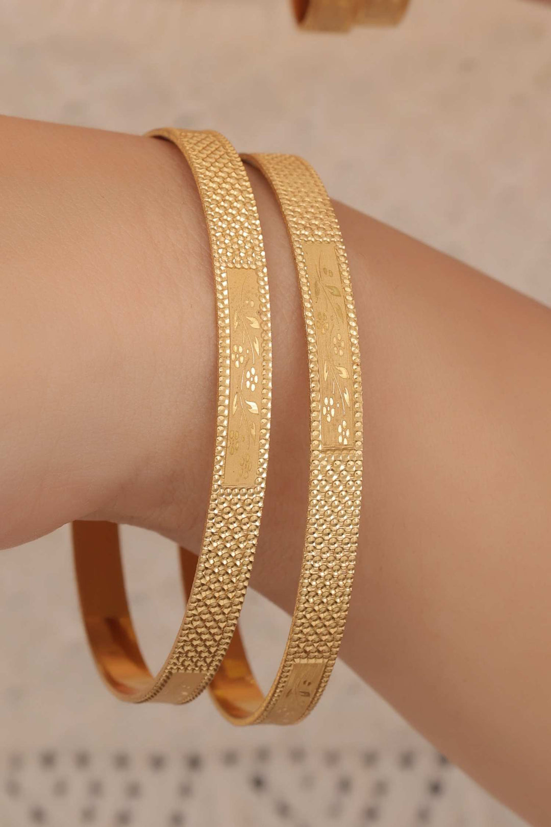 Zivay Rekha Bangles – High Gold Plated (Set of 4)