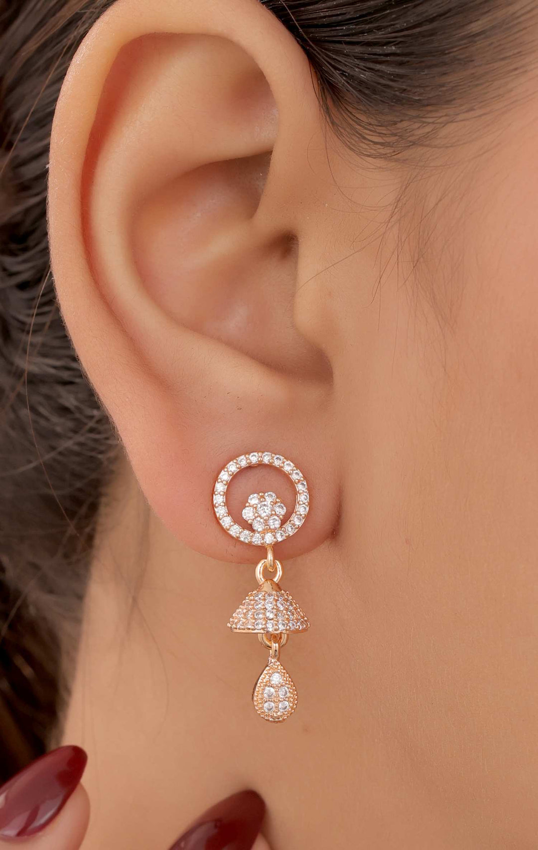 Zivay Nova Earrings – Gold Plated Earrings
