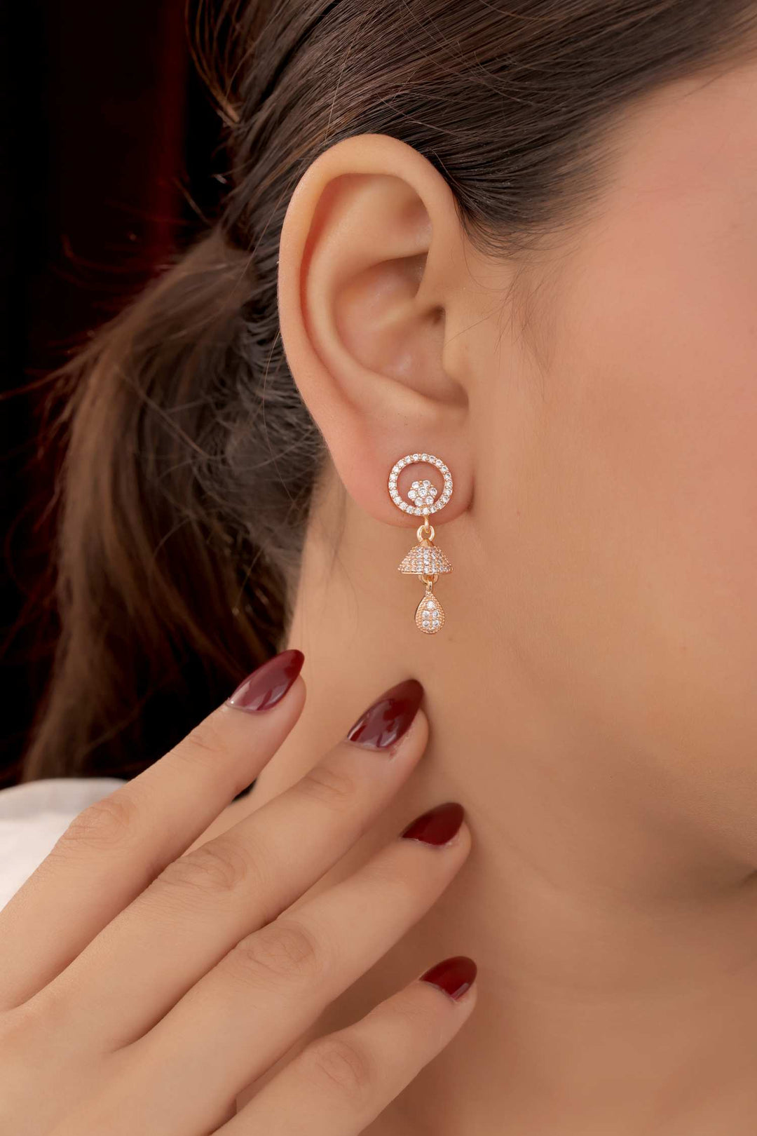 Zivay Nova Earrings – Gold Plated Earrings