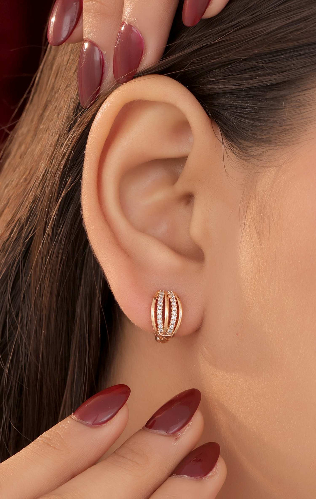 Zivay Zuri Earrings – Delicate Finish Earrings
