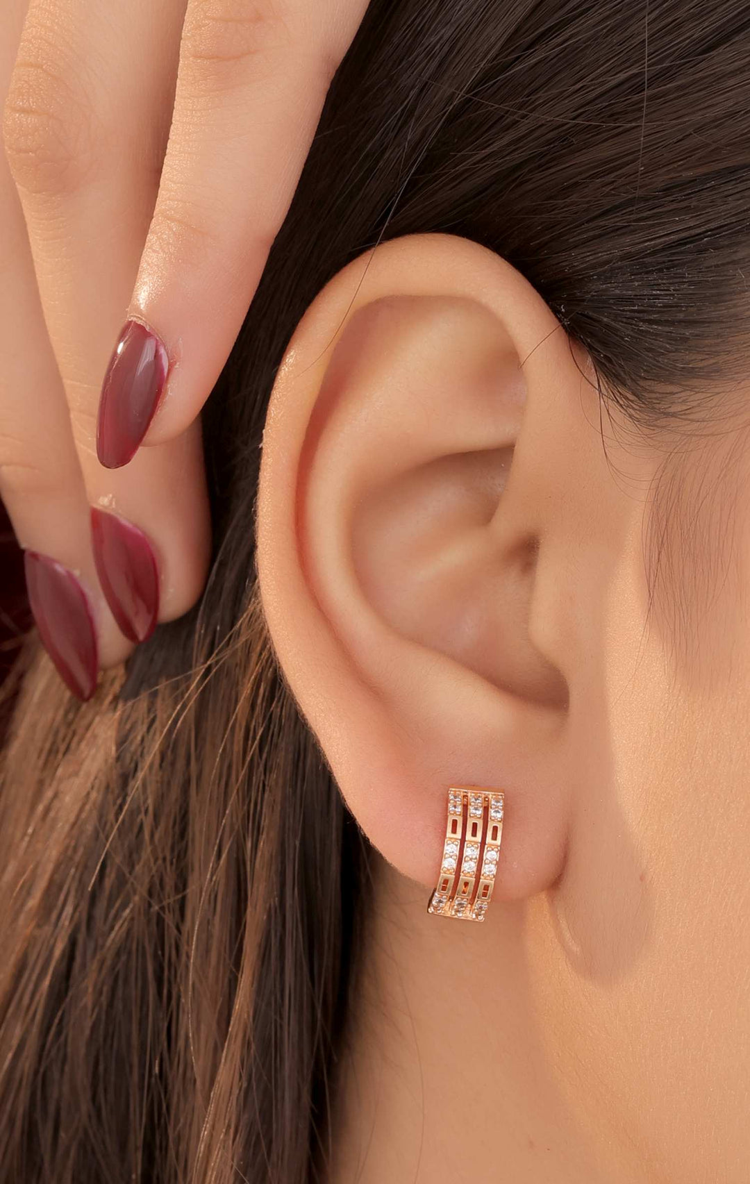 Zivay Aster Earrings – Gold Plated Earrings