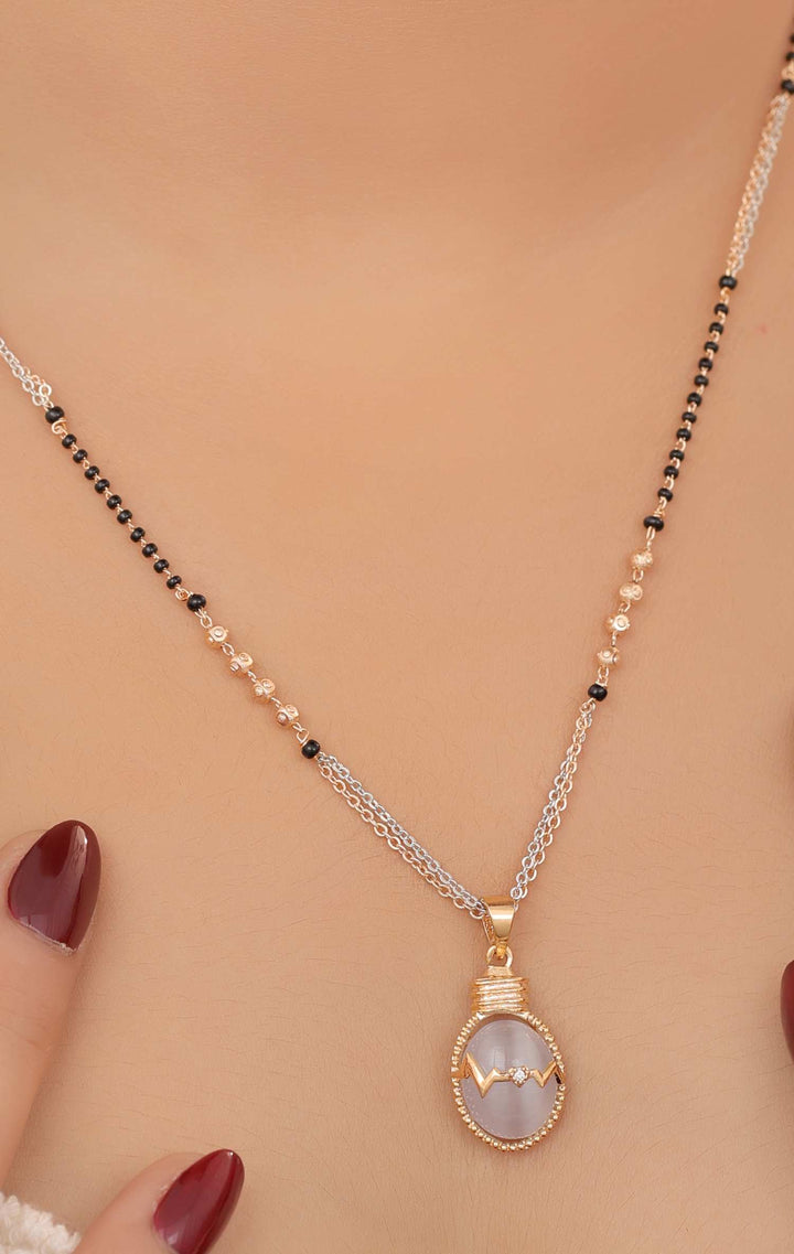 Zivay Charita Mangalsutra – High Gold Plated