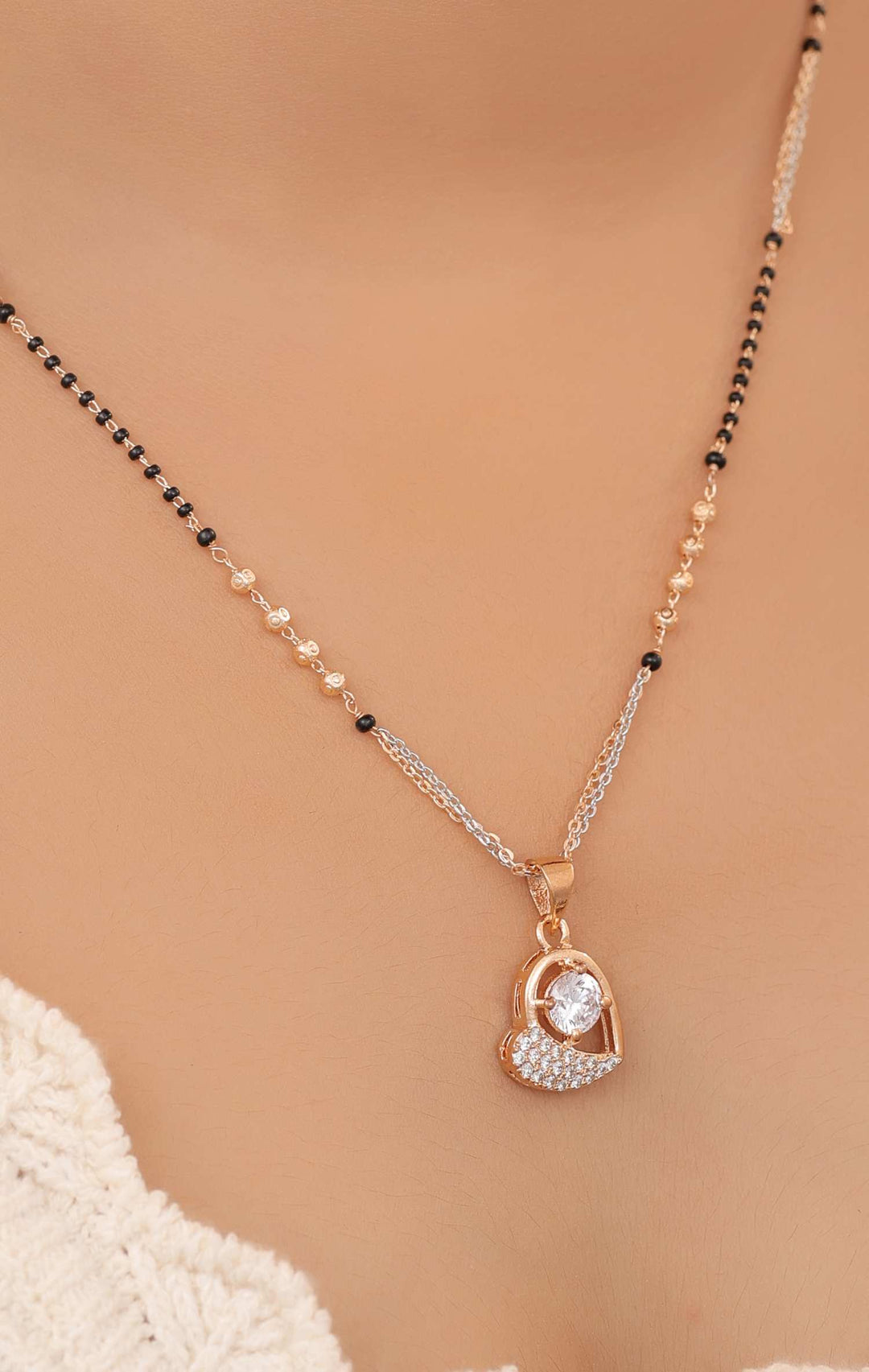 Zivay Manjari Mangalsutra – High Gold Plated