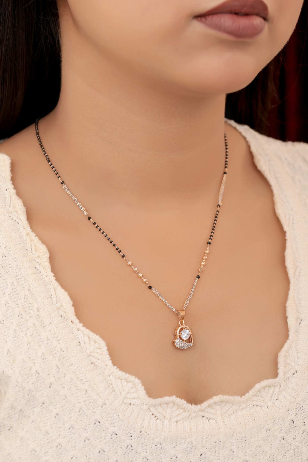 Zivay Manjari Mangalsutra – High Gold Plated