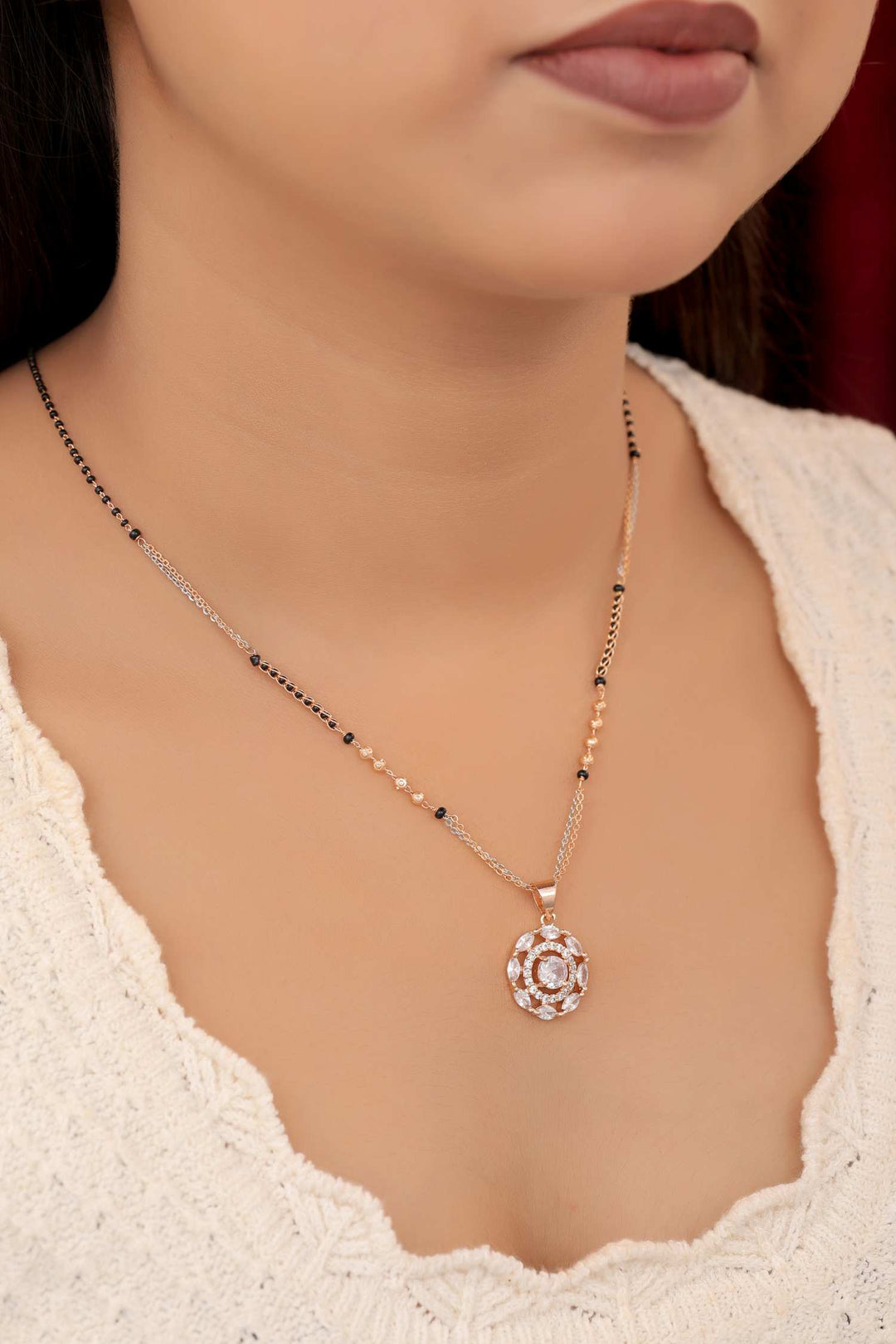 Zivay Kamini Mangalsutra – High Gold Plated