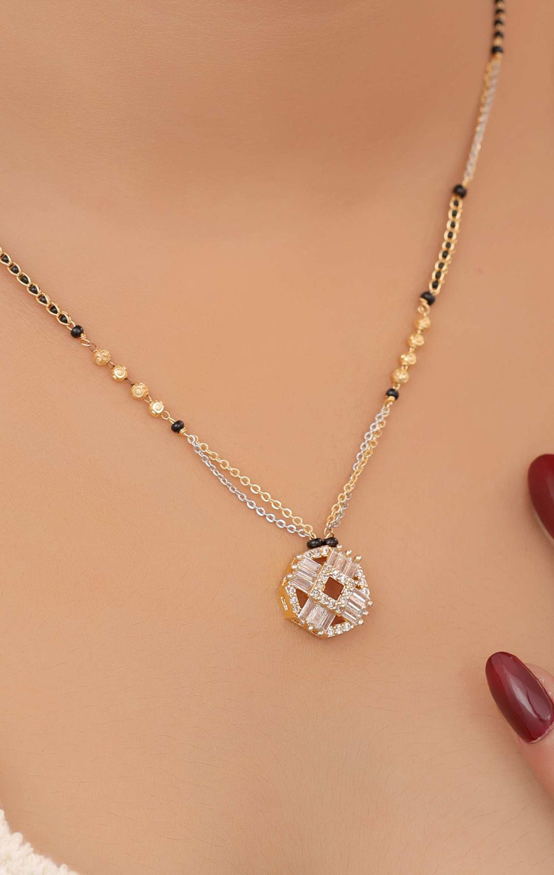 Zivay Lavanya Mangalsutra – High Gold Plated