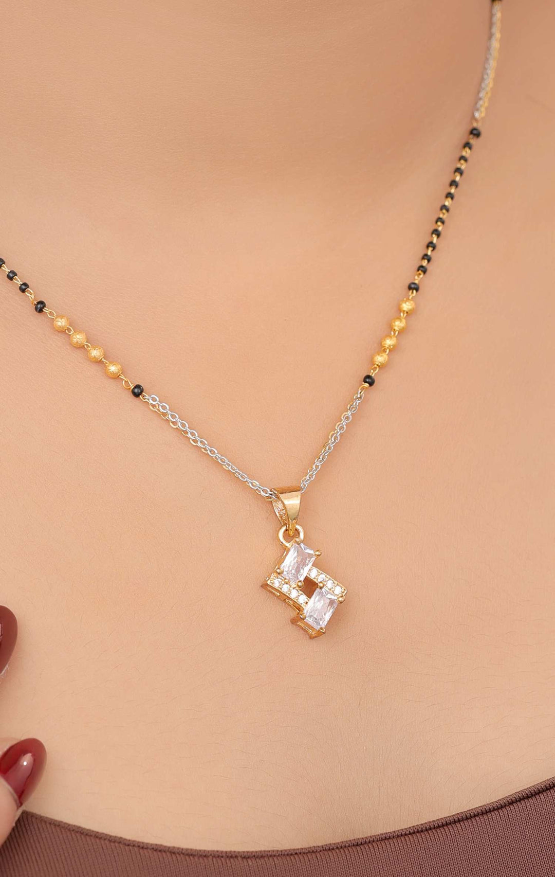 Zivay Mrinalini Mangalsutra – High Gold Plated