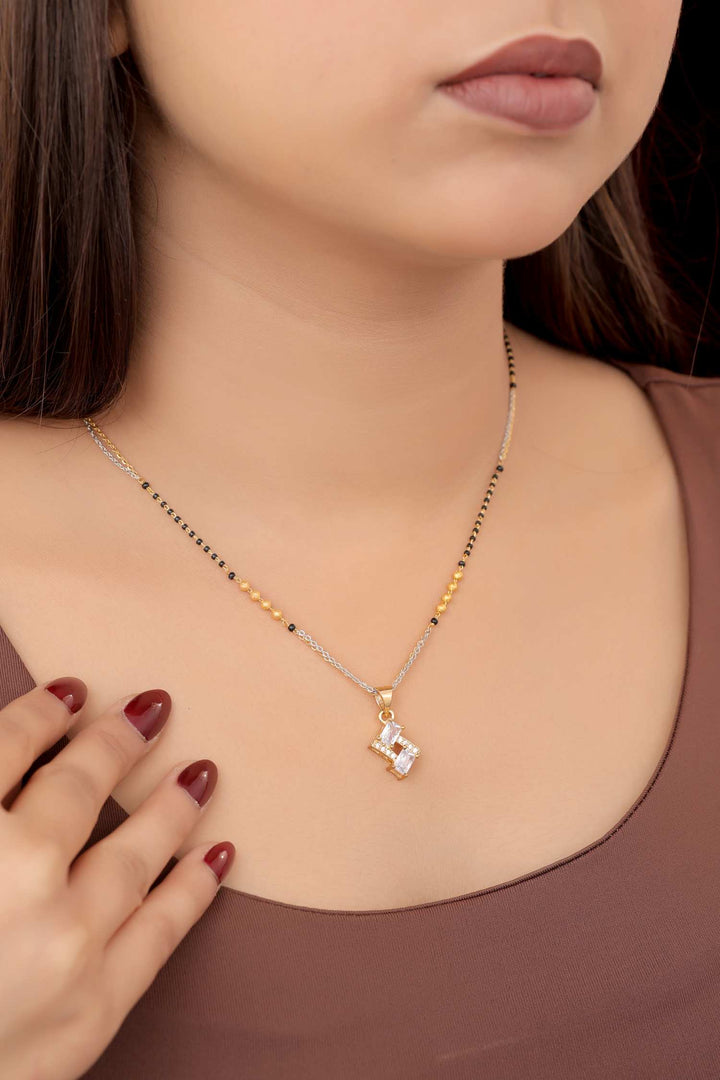 Zivay Mrinalini Mangalsutra – High Gold Plated