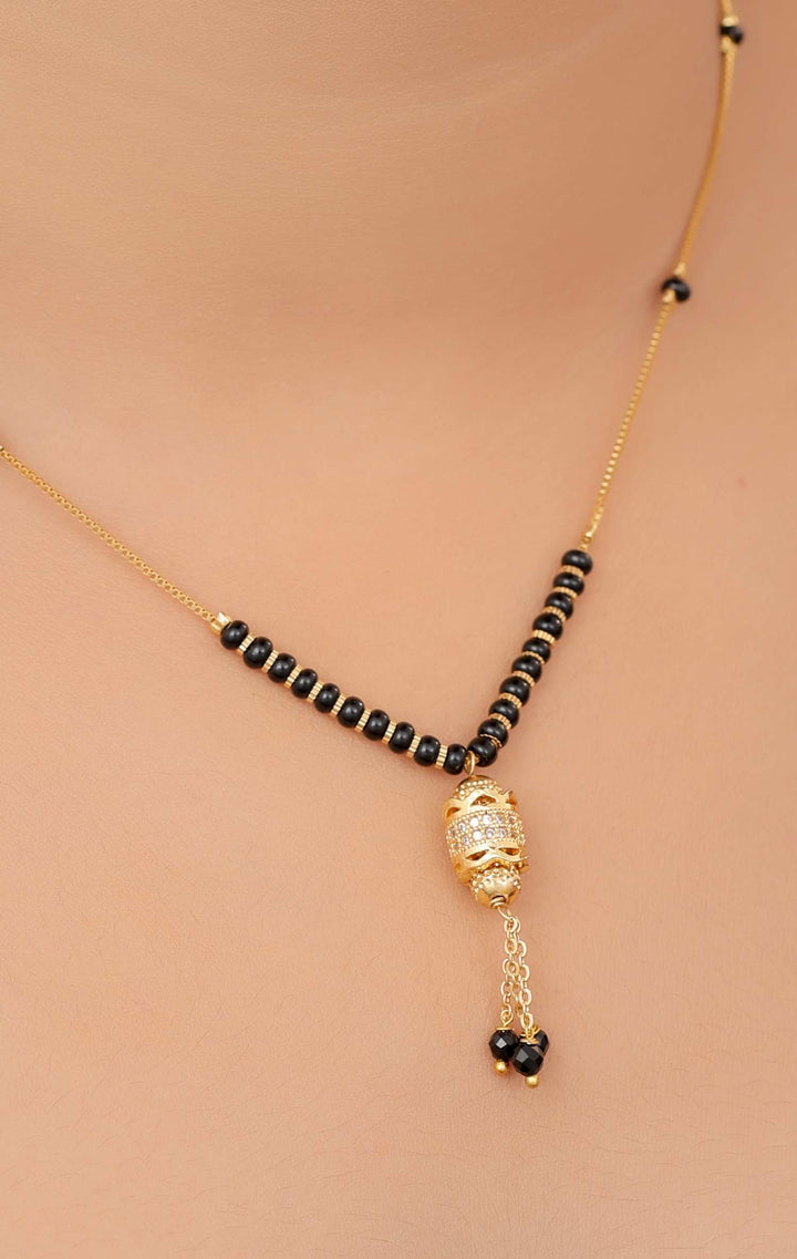 Zivay Sarika Mangalsutra – High Gold Plated