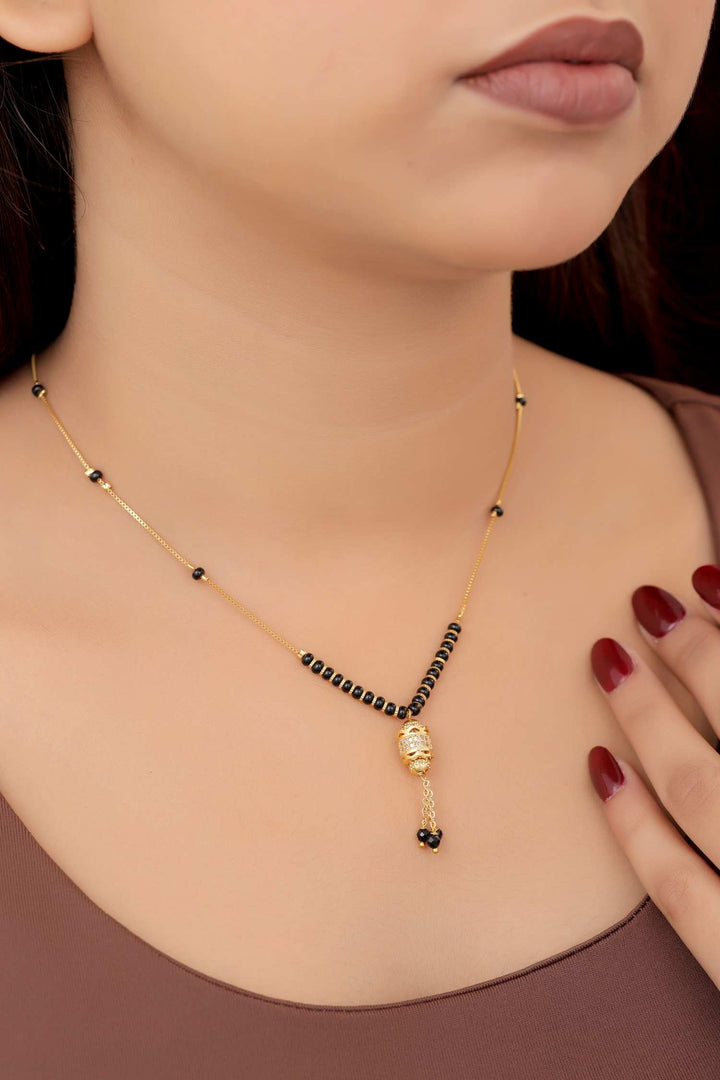 Zivay Sarika Mangalsutra – High Gold Plated