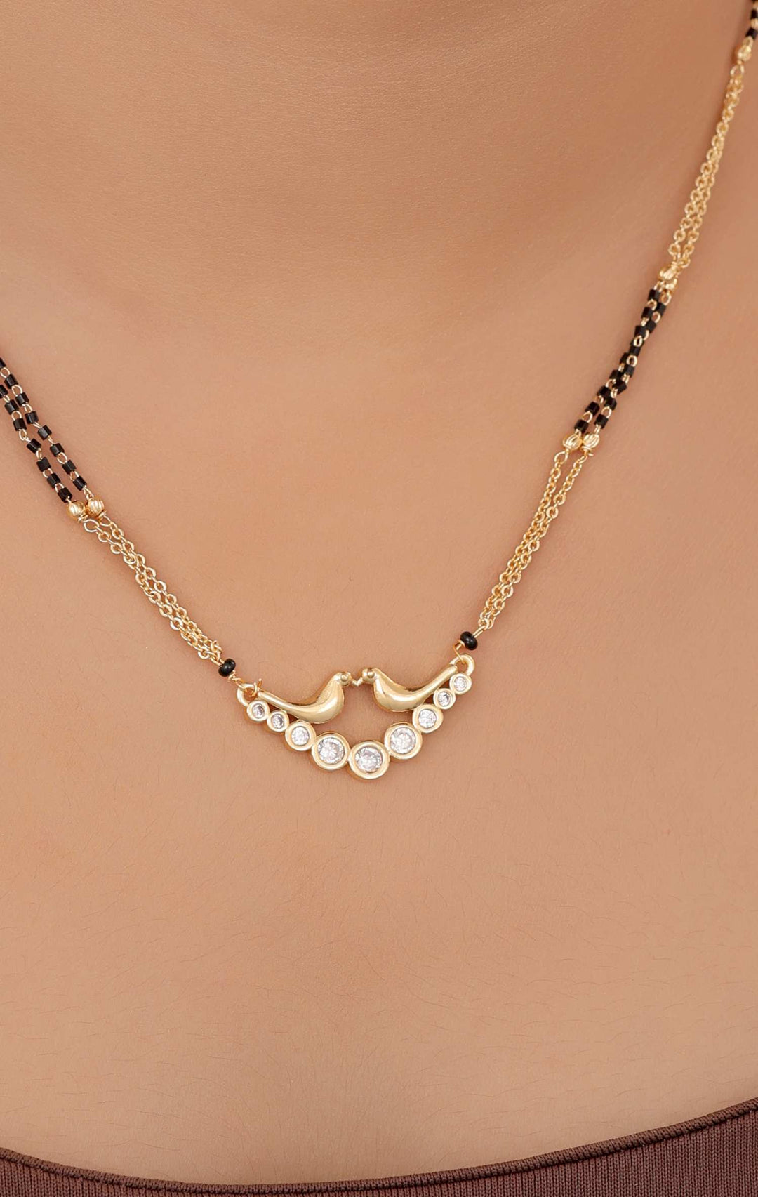 Zivay Chaitali Mangalsutra – High Gold Plated