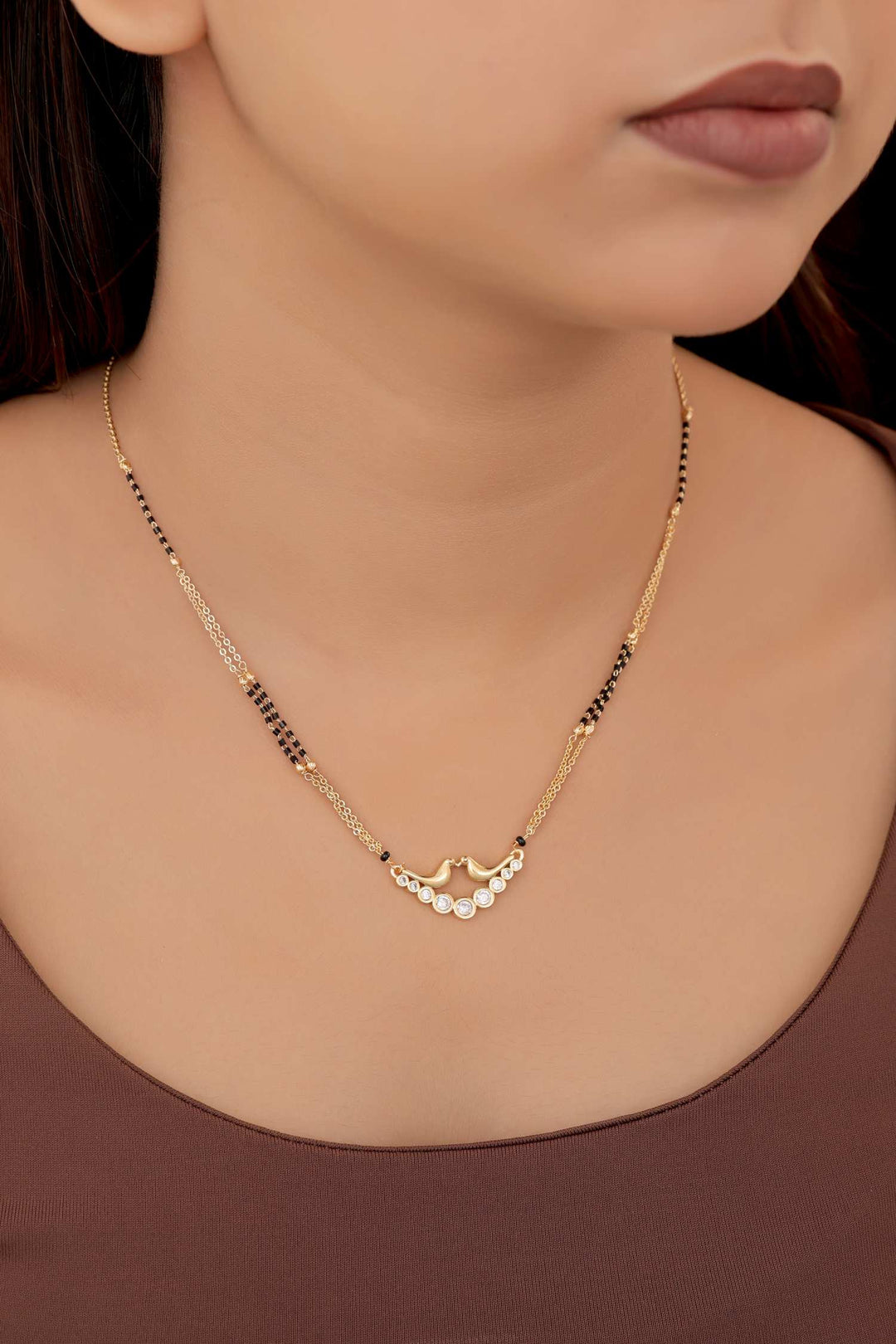 Zivay Chaitali Mangalsutra – High Gold Plated