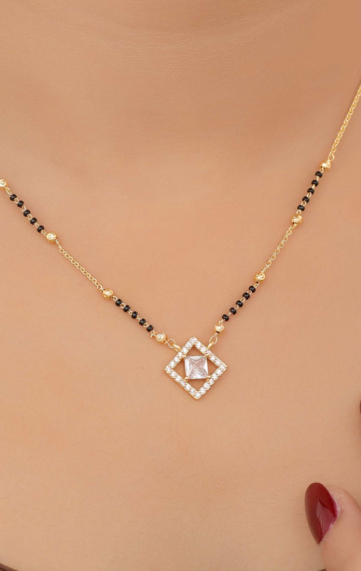 Zivay Deepika Mangalsutra – High Gold Plated