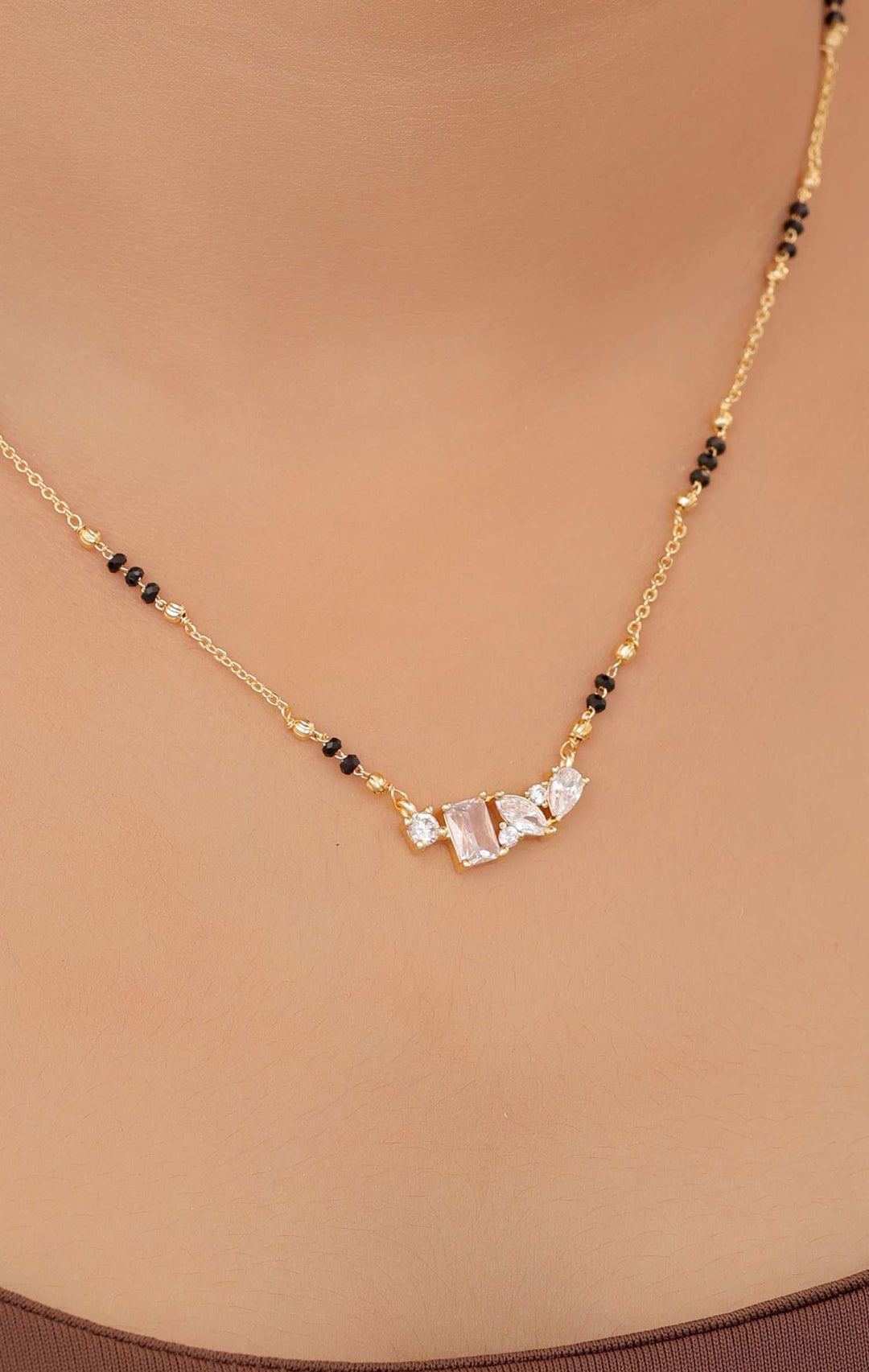 Zivay Pallavi Mangalsutra – High Gold Plated