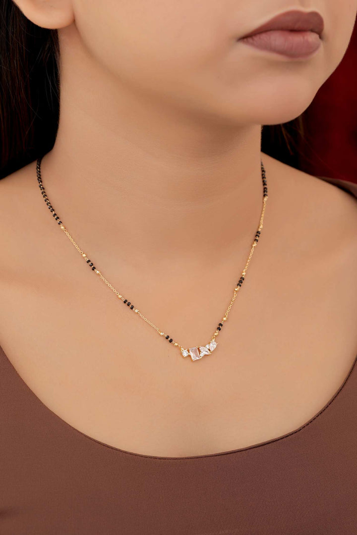 Zivay Pallavi Mangalsutra – High Gold Plated