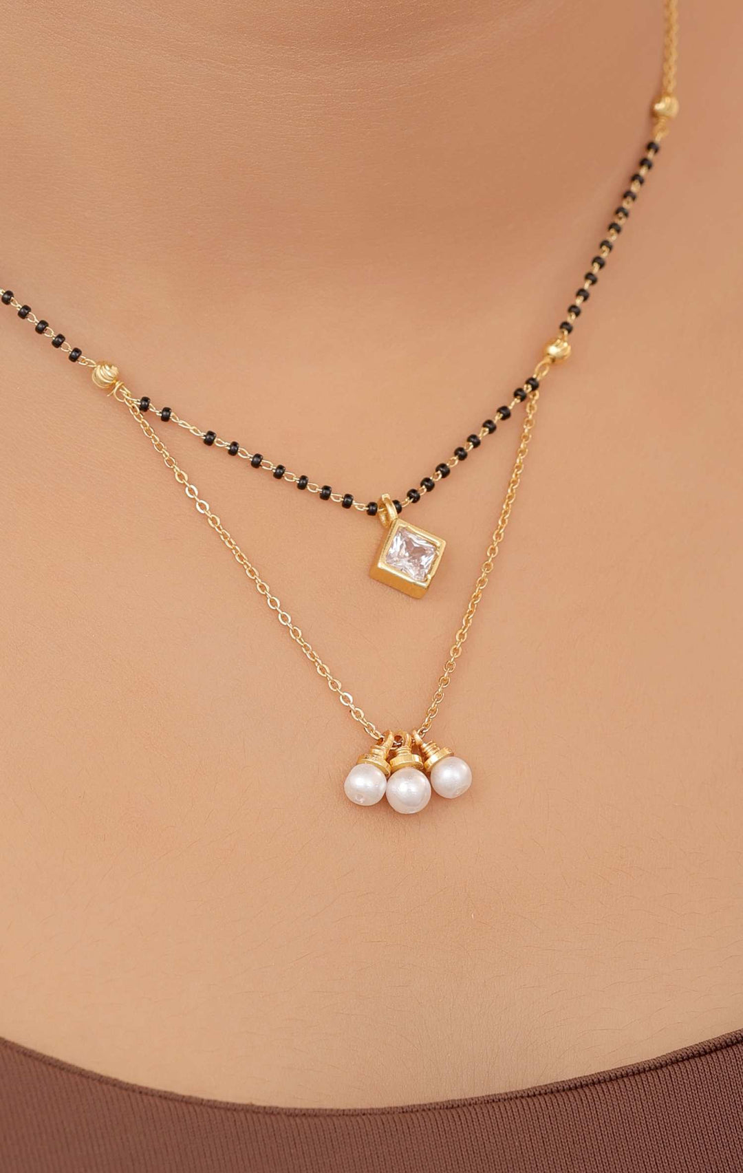 Zivay Bhavya Mangalsutra – High Gold Plated