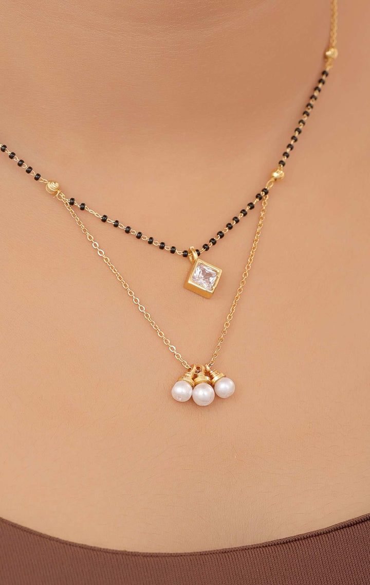 Zivay Bhavya Mangalsutra – High Gold Plated