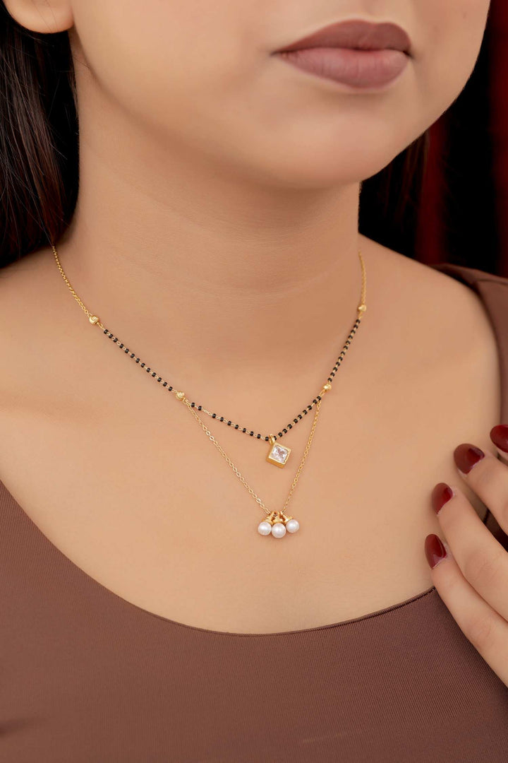 Zivay Bhavya Mangalsutra – High Gold Plated