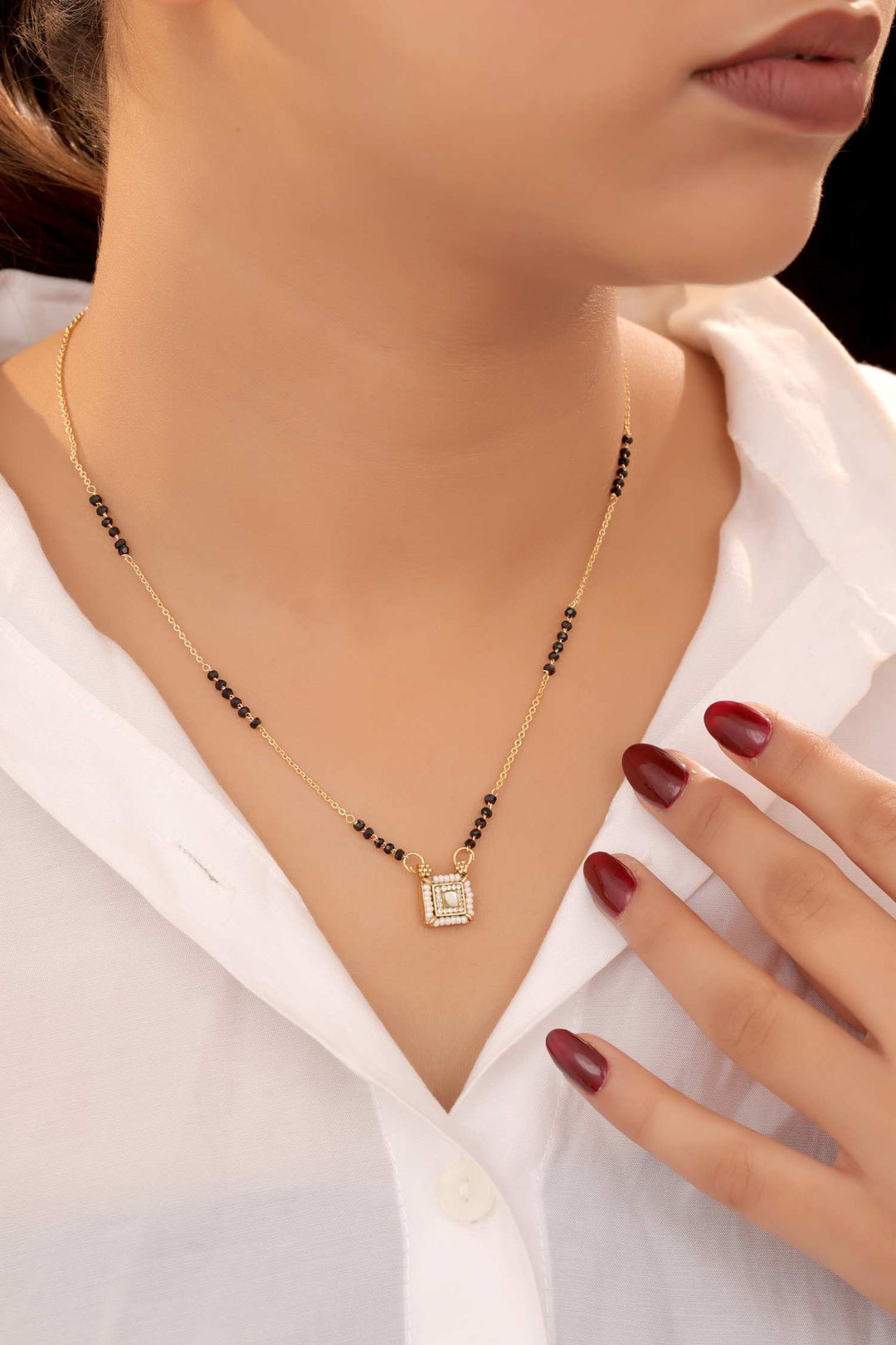 Zivay Prabha Mangalsutra – High Gold Plated