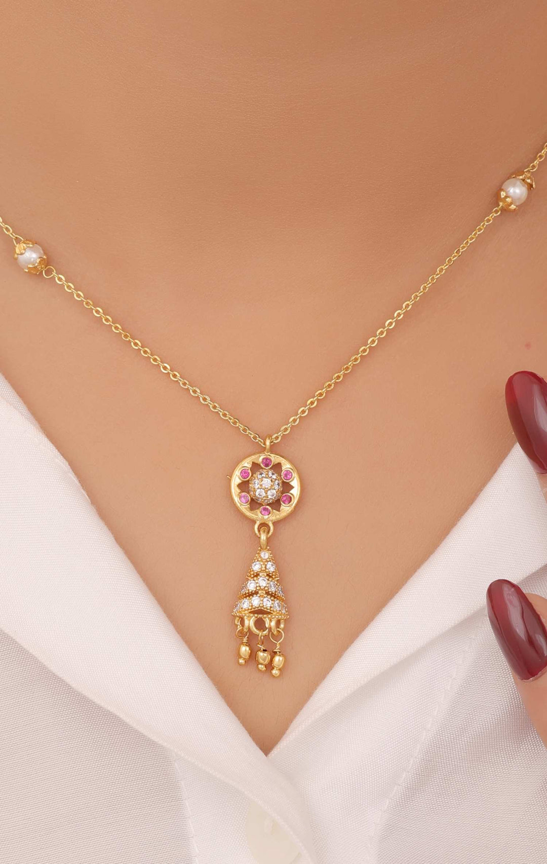 Zivay Yamini Mangalsutra – High Gold Plated