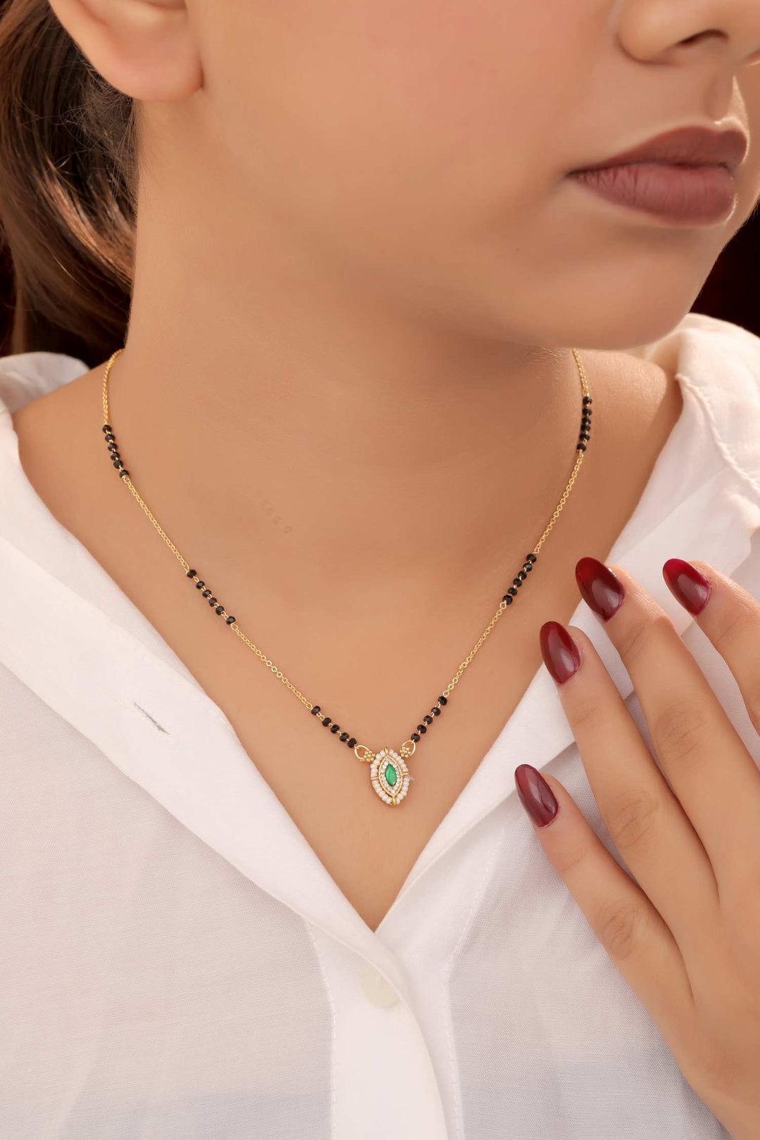 Zivay Neelima Mangalsutra – High Gold Plated
